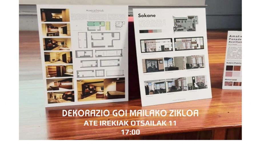 Dekorazioko Goi mailako zikloa- ATE IREKIAK